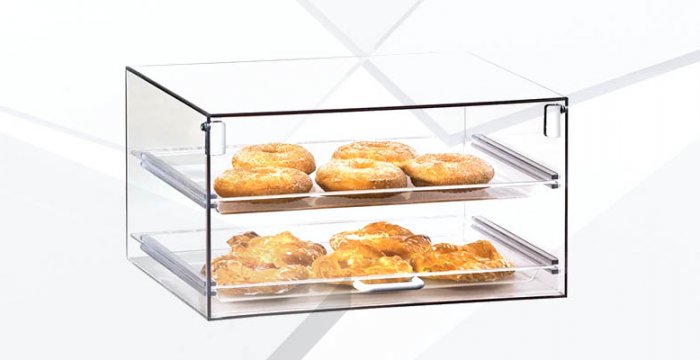 Espositori plexiglass per alimenti