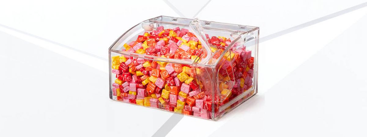 Espositori per caramelle in plexiglass - Plexiglass per alimenti